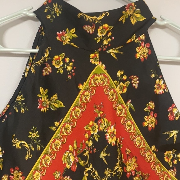 ZARA sleeveless tunic / Dress tie back closure, NWOT  med - Picture 2 of 7